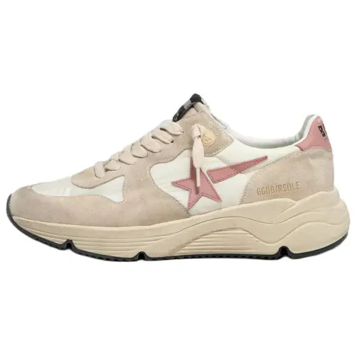 Golden Goose Seegpearl Leather Low top Casual Shoes Women's Umber