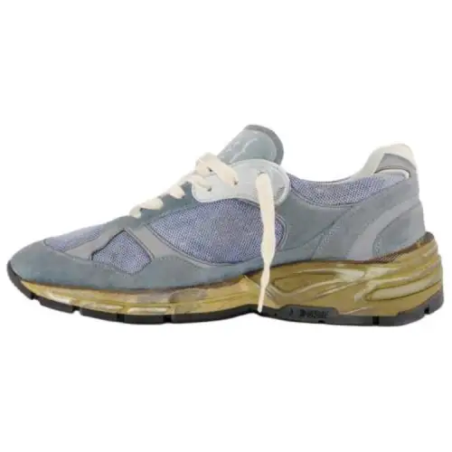 Golden Goose Dad Star Leather Low top Casual Shoes Men's Blue