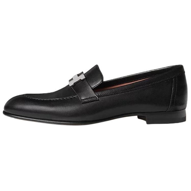 HERMES Hermès Paris slip-ons, women's casual shoes, women's black