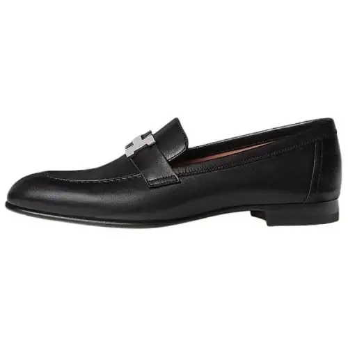 HERMES PARIS Slip on Women's Casual Shoes Women's Black