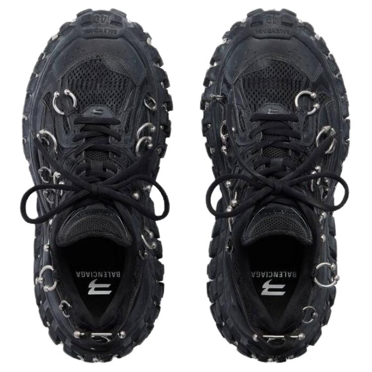 Женские кроссовки Balenciaga Defender (черный) — фото 6