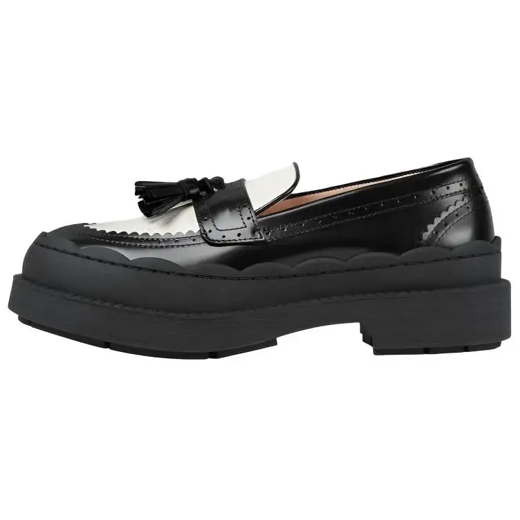 Gucci Wmns Loafer 'Black White' Women's