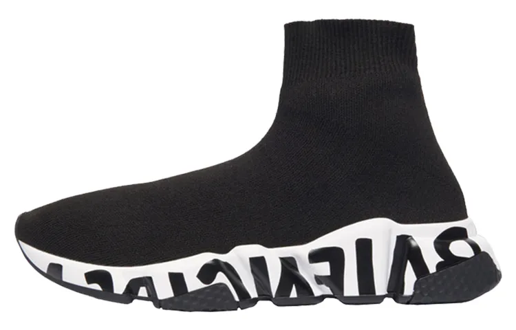 Balenciaga Speed Trainer 'Black White' Women's