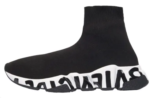Balenciaga Speed Trainer 'Black White' Women's
