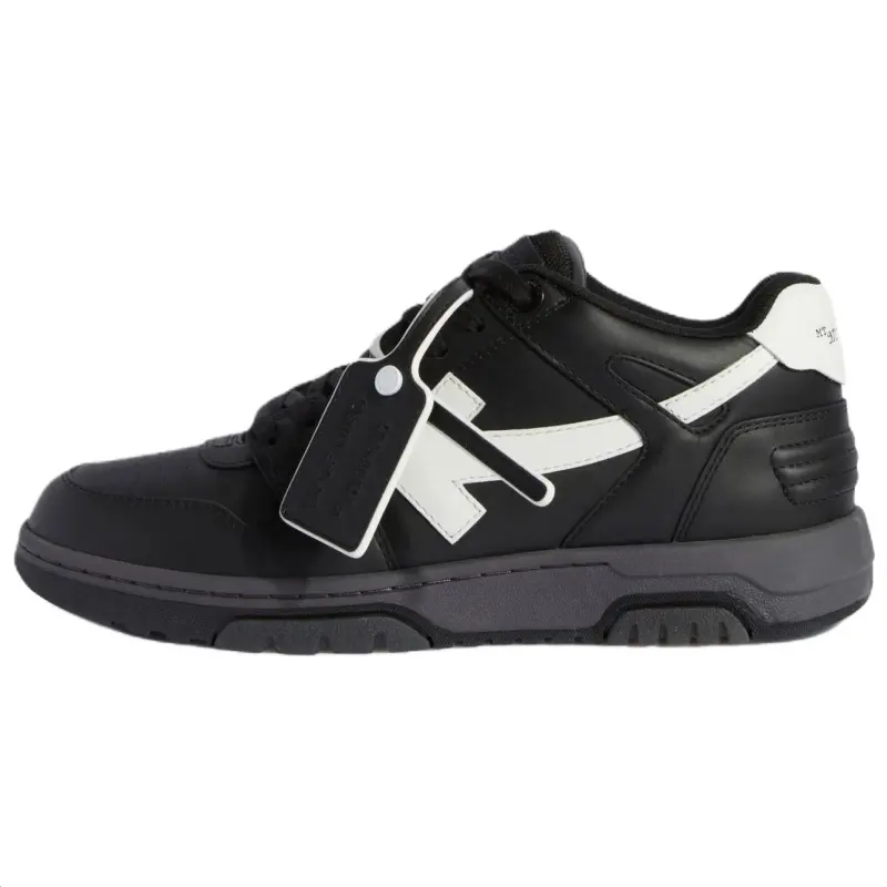 OFF WHITE Out Of Office Ooo Low Tops Black Grey White FW23