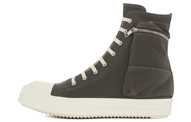 RICK OWENS/RO SS22 Denim High top Stylish Skateboarding Shoes Men's