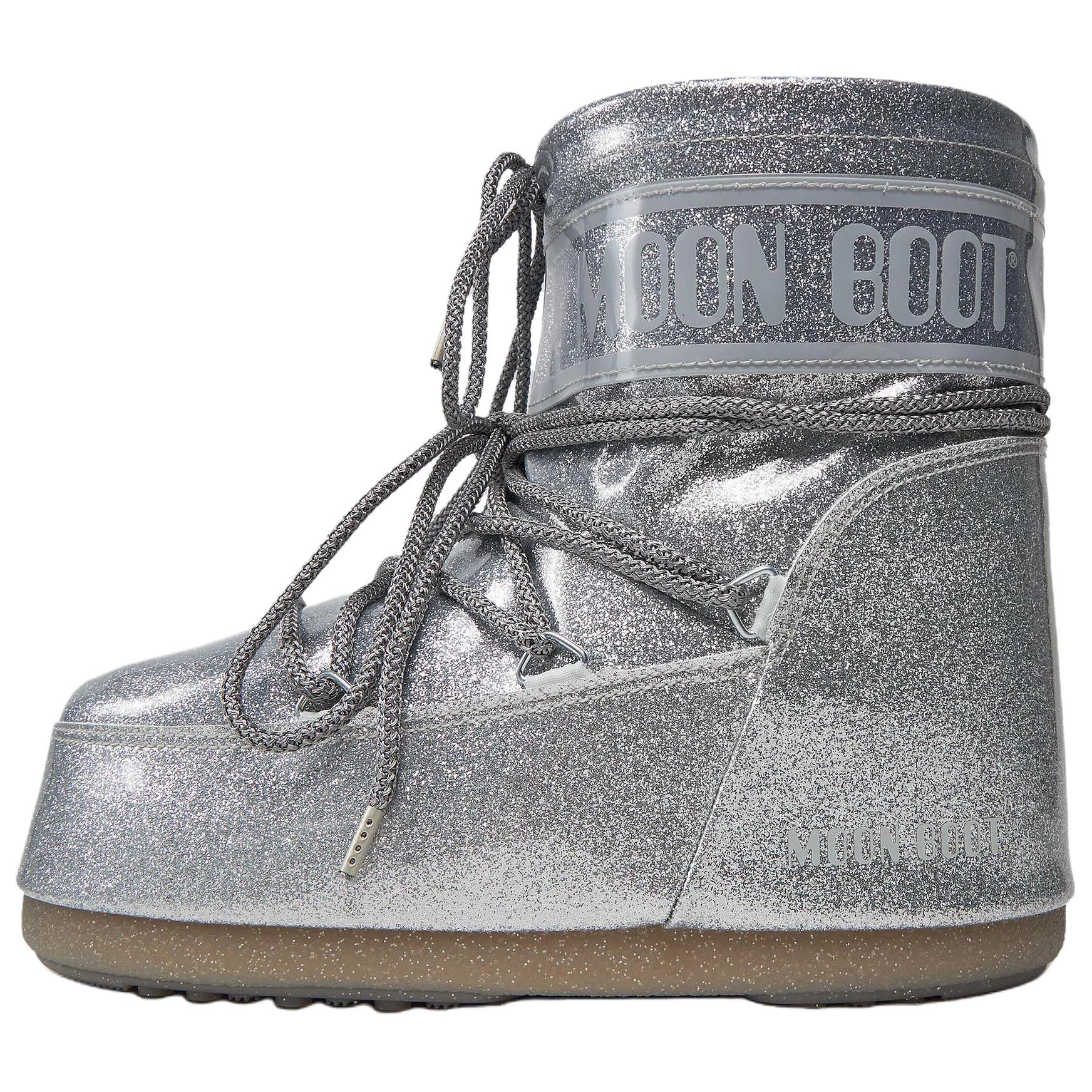 Сапоги Moon Boot Icon (серебристые)