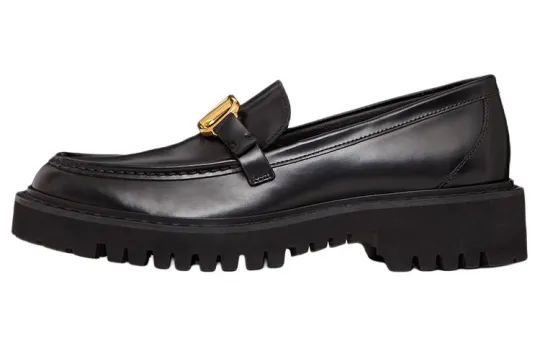 Valentino Garavani VLogo Signature Leather Loafers