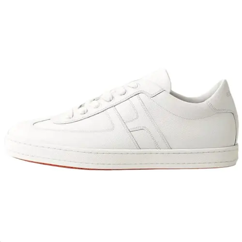 HERMES Boomerang Low top Skateboard Shoes Men's White