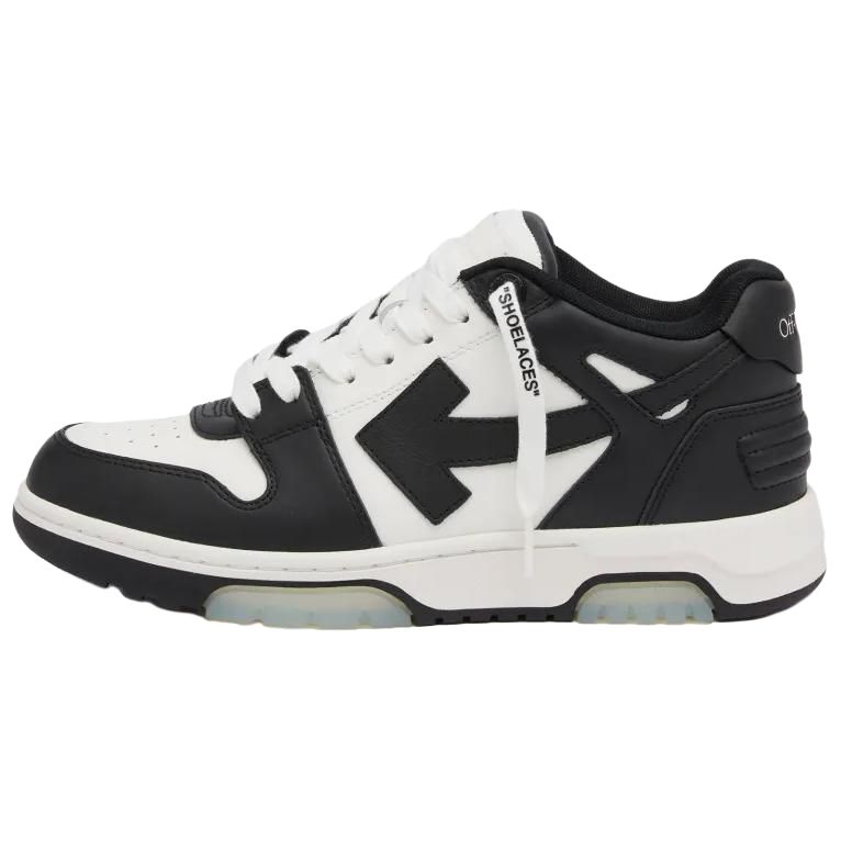 Женские кеды OFF-WHITE Платформа (черно-белые)