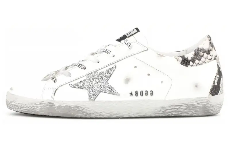 Golden Goose Super Star Low top Stylish Skateboarding Shoes Women's White