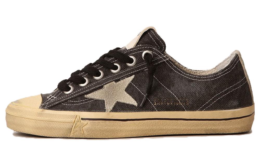 Женские кроссовки Golden Goose V-Star (черные)