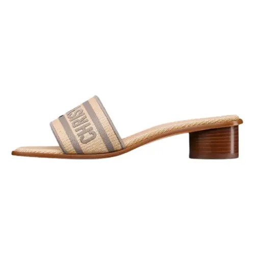 DIOR Dway Slide Slippers Women's Beige