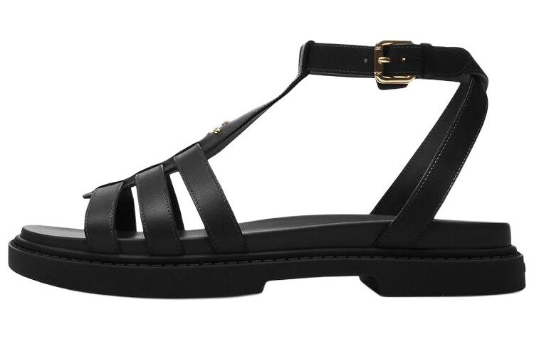 Женские сандалии COACH Roman Sandals (черные)