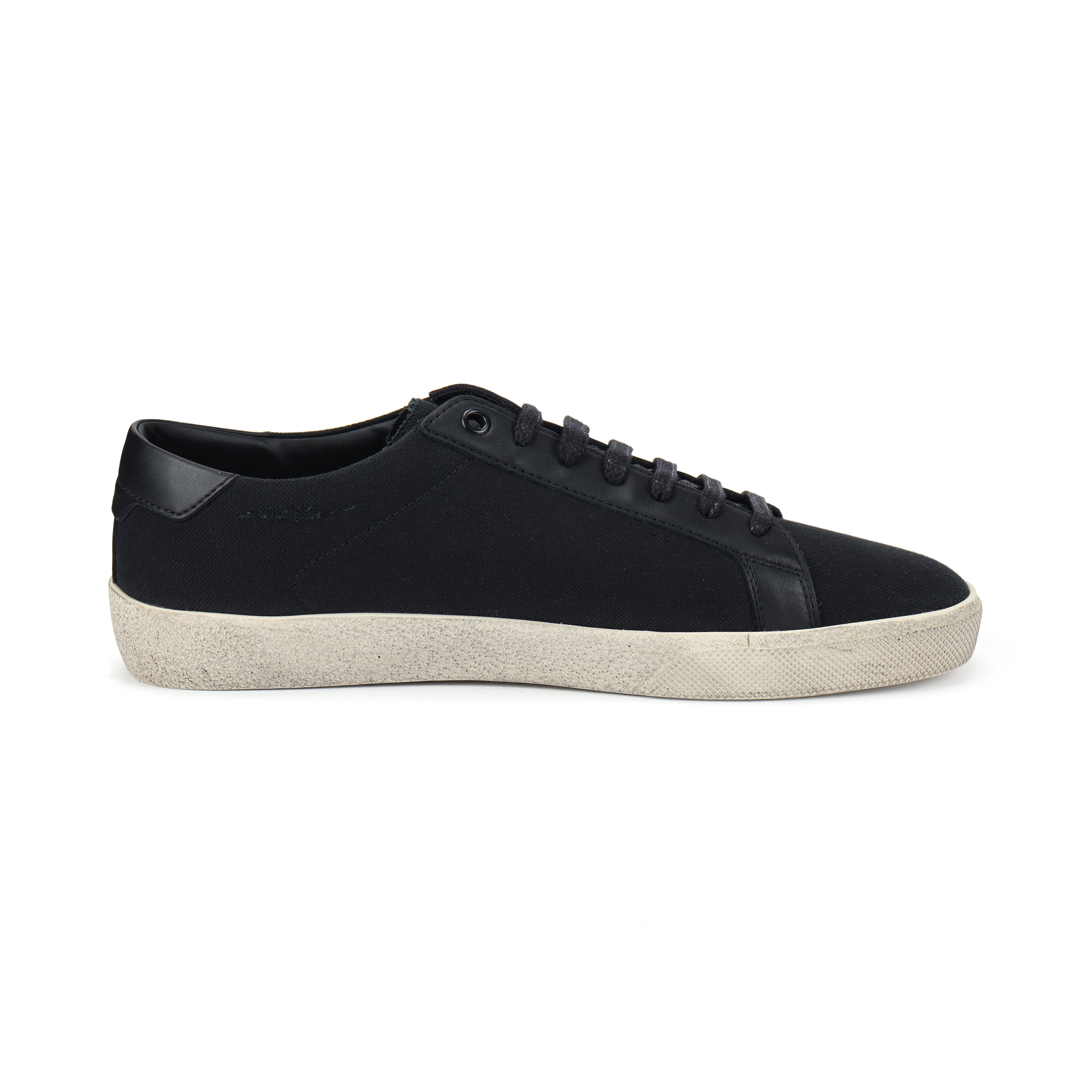 Мужские кеды SAINT LAURENT SL/06 Court Classic (черные) — фото 2