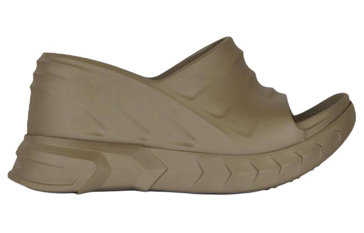 Givenchy One Strap Sandals 12cm Women's Dark Khaki