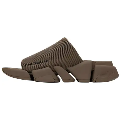 Balenciaga Logo-print Knitted Slides