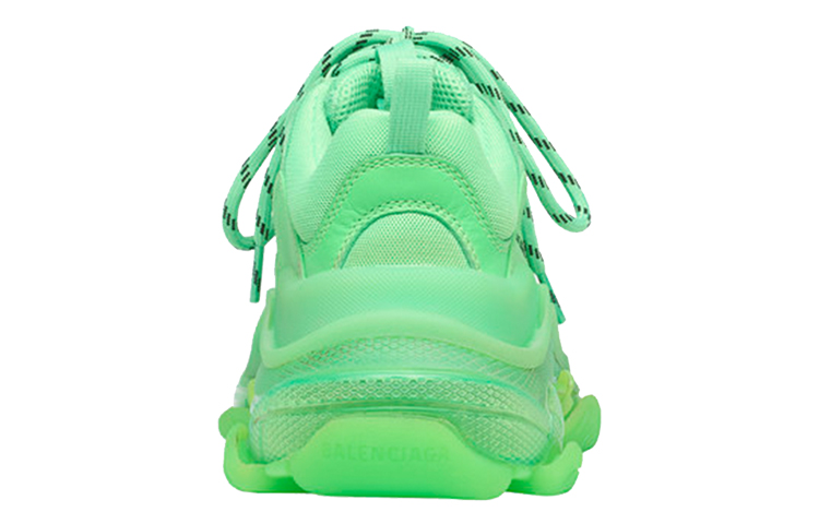 Женские кроссовки Balenciaga Triple S (зеленые) — фото 5