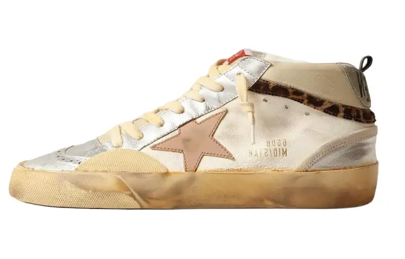 Golden Goose Mid-Star High-top Sneakers