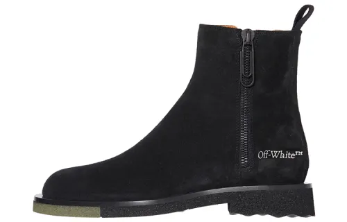 OFF WHITE Sponge Sole Chelsea Boots