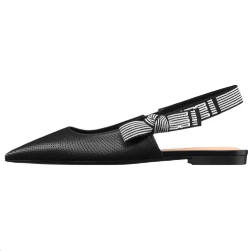 DIOR Toujours Lambskin Casual Shoes Women's Black