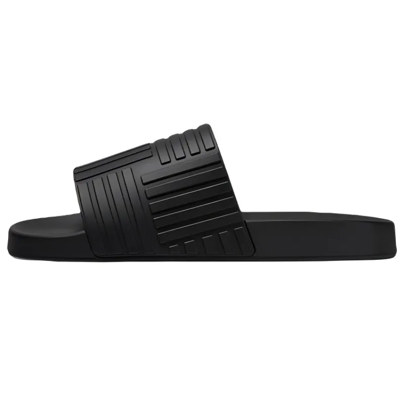 Bottega Veneta Rubber Slides Black