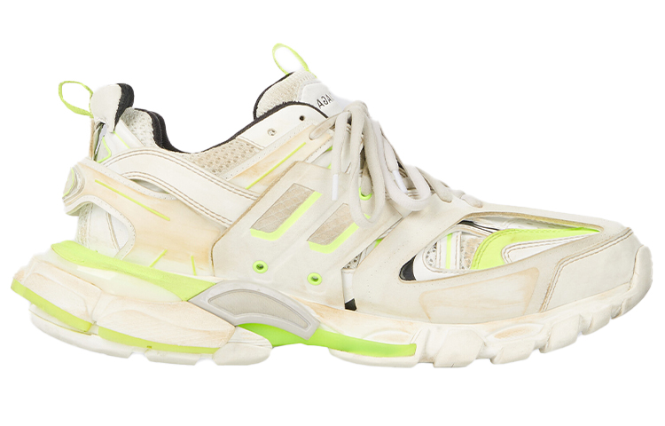 Мужские кроссовки Balenciaga Track (бело-зеленые) — фото 2