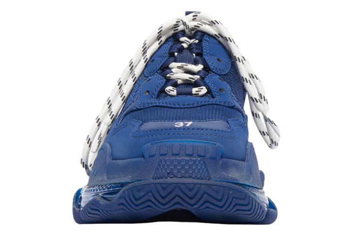 Женские кроссовки Balenciaga Triple S (военно-морской синий) — фото 3