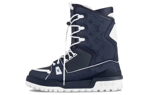 LOUIS VUITTON LV Trainer Snow Boot Marine Blue