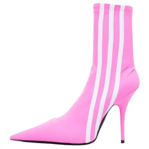Balenciaga X Adidas Originals Knife 110mm Booties 'Pink' Women's
