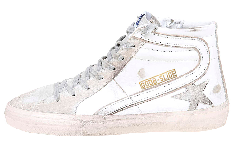 Мужские кеды Golden Goose Slide (белые)