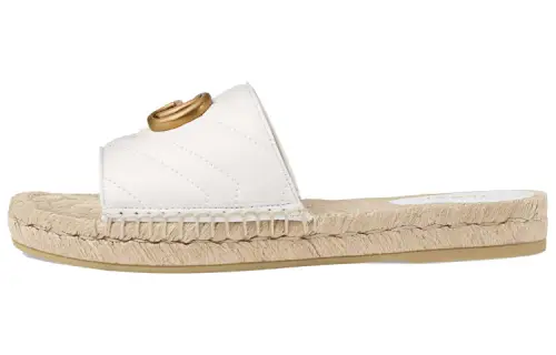 GUCCI Leather Espadrilles Women's