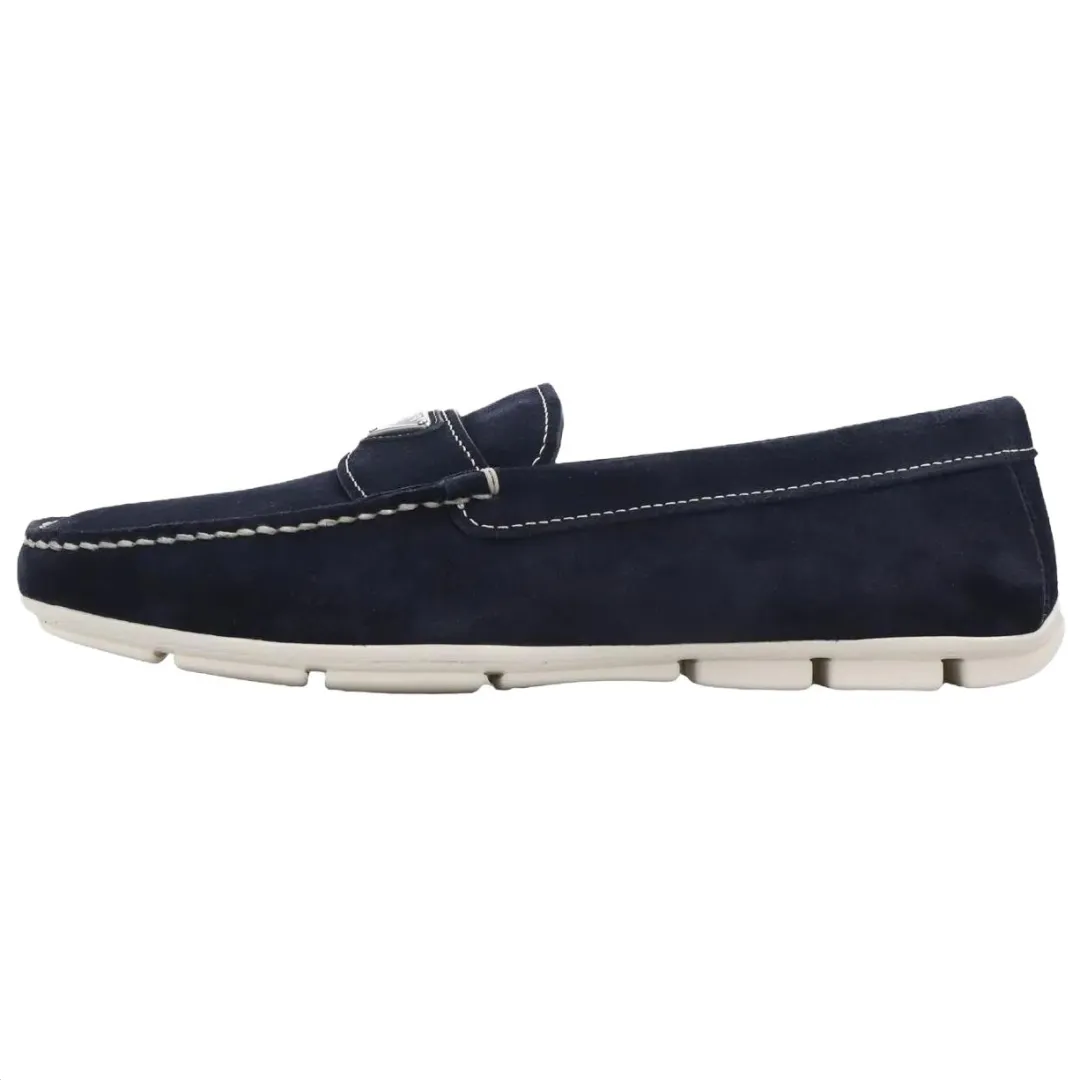 PRADA Loafers Men's Blue