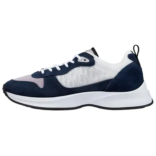 DIOR B25 Runner Navy Oblique Suede