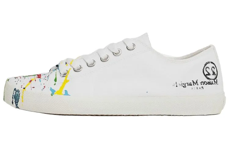 Maison Margiela Tabi Paint-splatter Sneakers