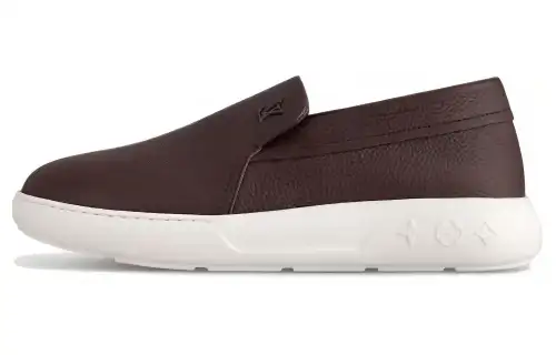 LOUIS VUITTON Loafers Men's Mocha
