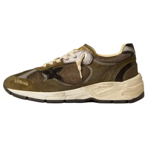 Golden Goose Women's Dad-Star 'Military Green Black'