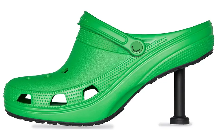 Balenciaga x Crocs Slim Heel High Heels 8cm Women's Green