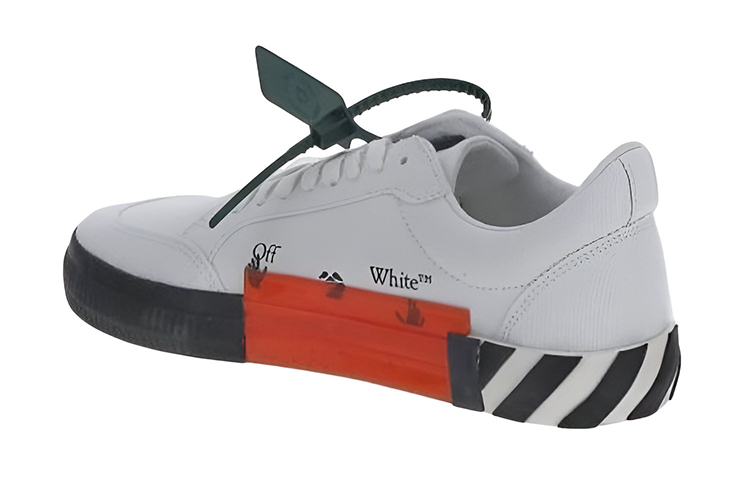 Мужские кеды OFF-WHITE Vulcanized (белый) — фото 4