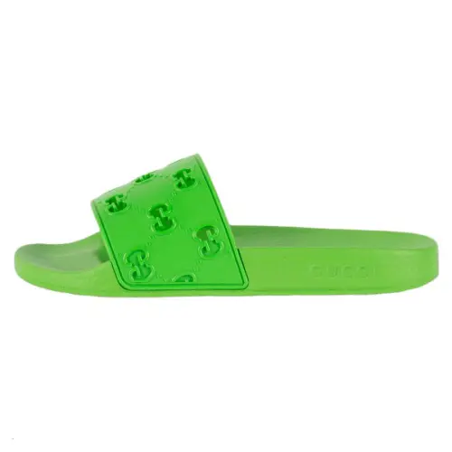 Gucci Gg Rubber Slide 'Green'