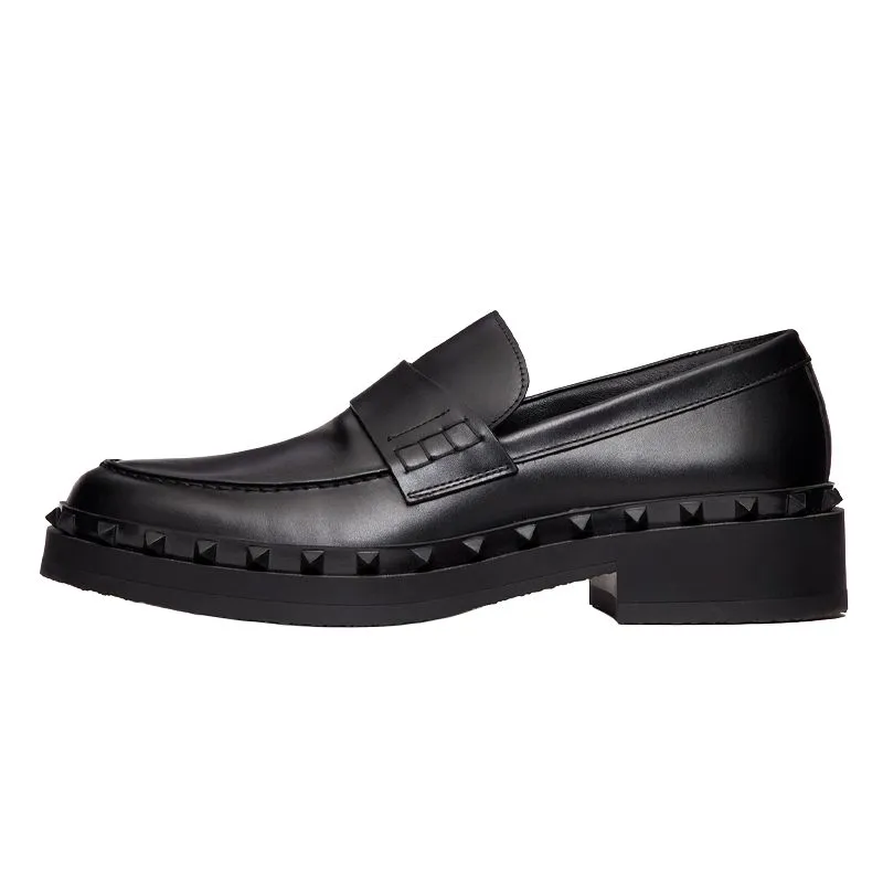 Valentino Garavani Rockstud Leather Loafers