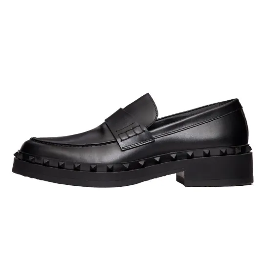 Valentino Garavani Rockstud Leather Loafers