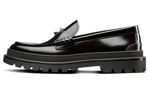 DIOR Explorer Leather Loafer Men 'Black'