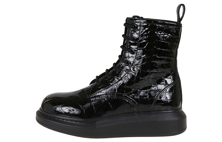 Женские ботинки Alexander McQueen Hybrid (черные)