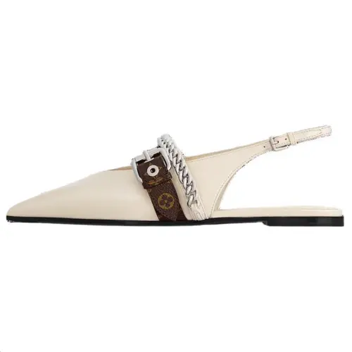 LOUIS VUITTON Vibe Casual Shoes Women's Ecru