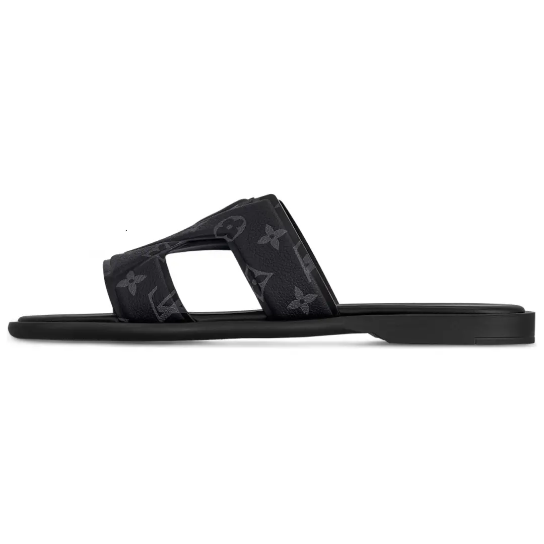 LOUIS VUITTON Oasis Slide Slippers Men's Black