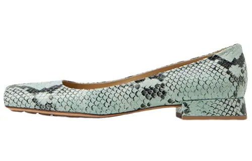 Bottega Veneta Tower Leather Casual Shoes Women's Light Green