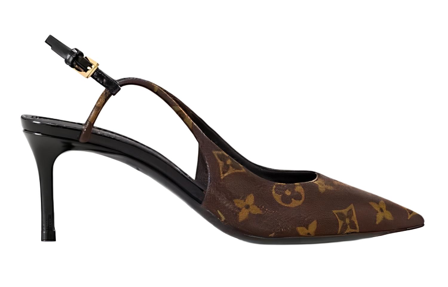 Женские туфли Louis Vuitton Chérie (коричневые) — фото 2