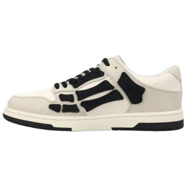 AMIRI Skel Low Top Beige Black