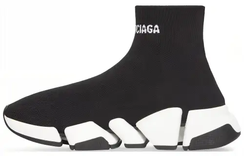 Balenciaga Speed 2.0 High top Sports Casual Shoes Women's Black